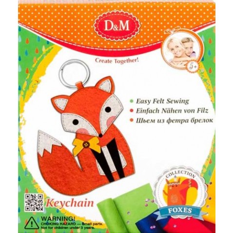 Kreatívny set  kľúčenka Fox