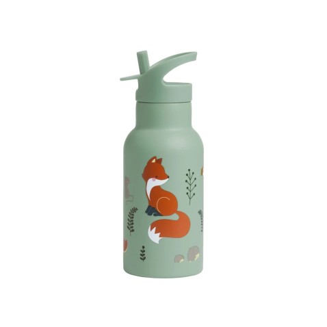A Little Lovely Company - antikorová fľaša na pitie, 350 ml - kamaráti z lesa