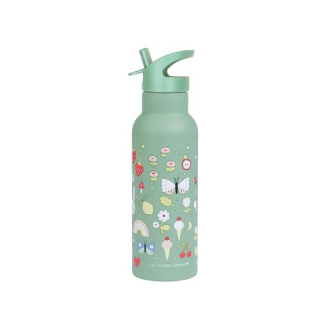 A Little Lovely Company - antikorová fľaša na pitie, 500 ml - radosť