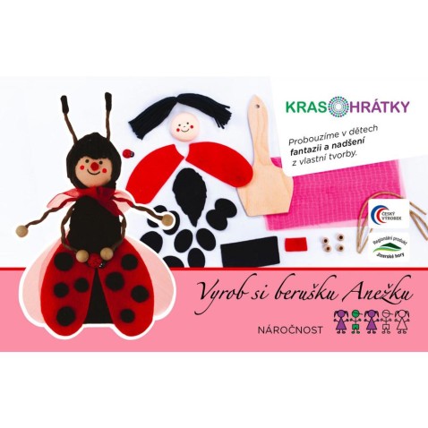 Krasohrátky kreatívny set lienka Anežka