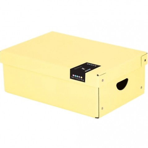 Krabica lamino 35,5x24x9 cm PASTELINI žltá