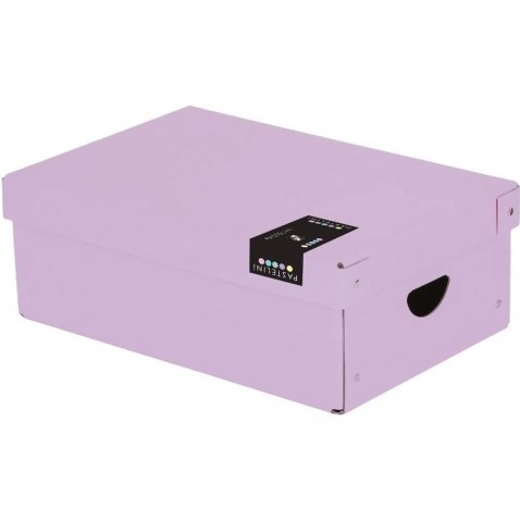 Krabica lamino 35,5x24x9 cm PASTELINI fialová