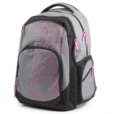 Študentský batoh OXY Style GREY LINE Pink