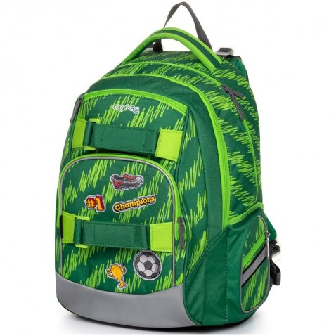 Školský batoh OXY Style Mini football green