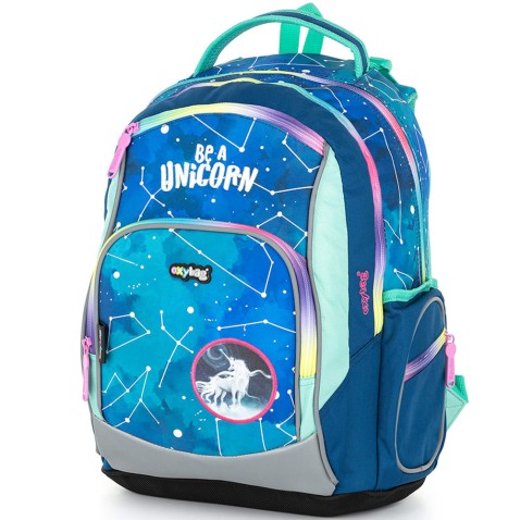 Školský batoh OXY GO Unicorn pattern