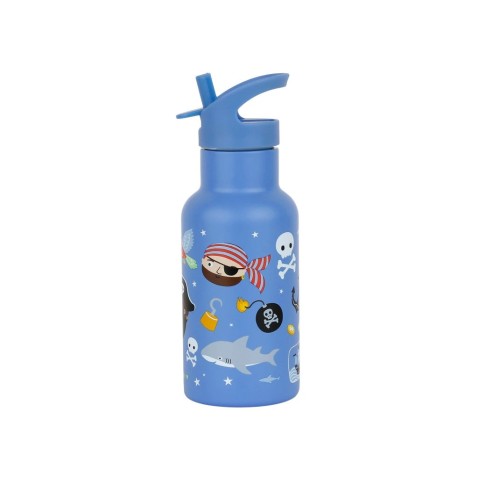 A Little Lovely Company - antikorová fľaša na pitie, 350 ml - piráti