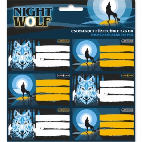 Ars Una Menovky na zošity Night Wolf