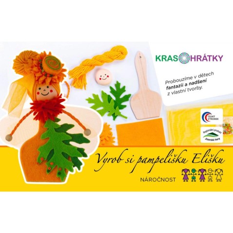 Krasohrátky kreatívny set púpava Eliška