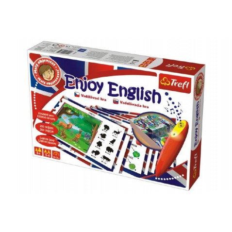 Malý objavovateľ Enjoy English + kúzelná ceruzka Trefl