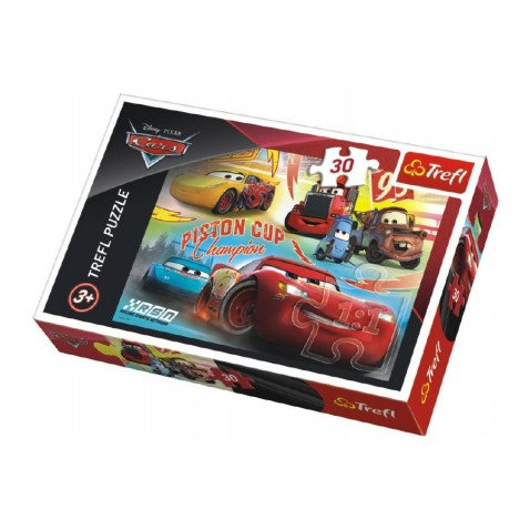 Puzzle Cars 3 / Autá koláž 27x20cm 30 dielikov