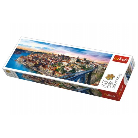 Puzzle Porto, Portugalsko panoráma 500 dielikov 66x23,7cm
