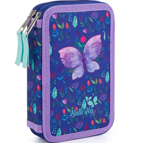 Dvouposchodový peračník prázdny Motýľ