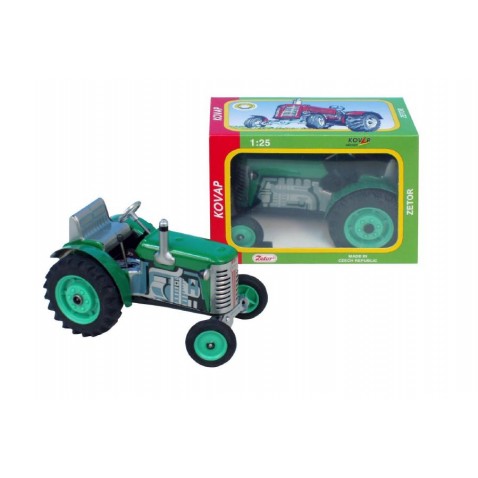 Traktor Zetor zelený na kľúčik 14 cm