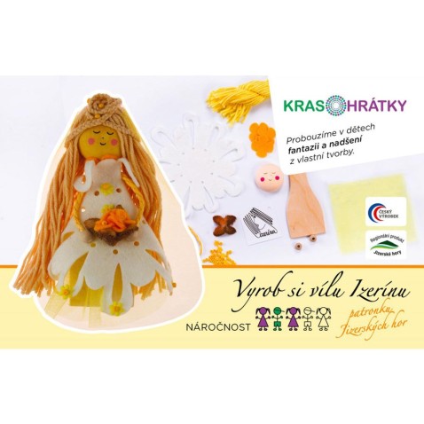 Krasohrátky kreatívny set víla Izerína