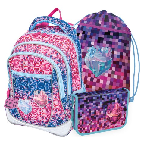 Školská taška pre prvákov Stil Prime Craftgirl set