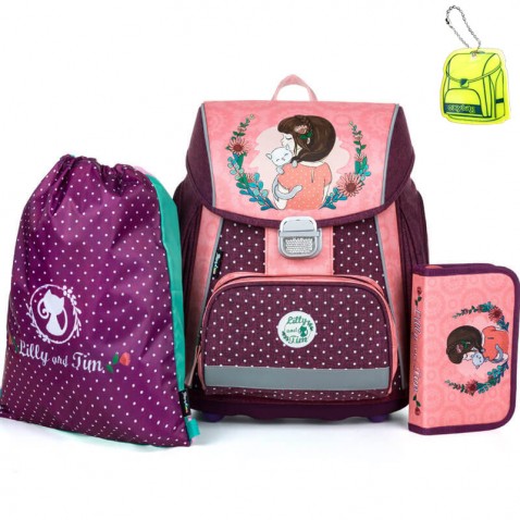 Školská taška Premium Lilly SET