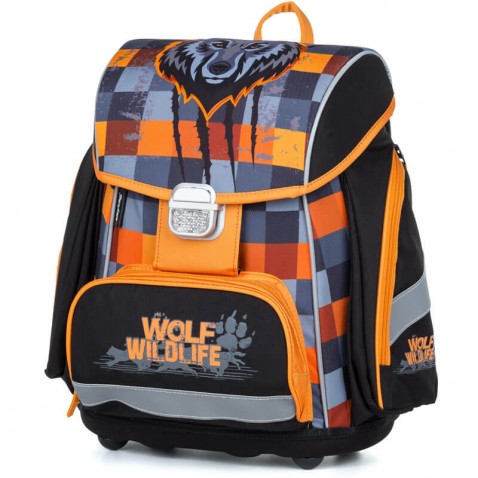 Školská taška Premium Vlk