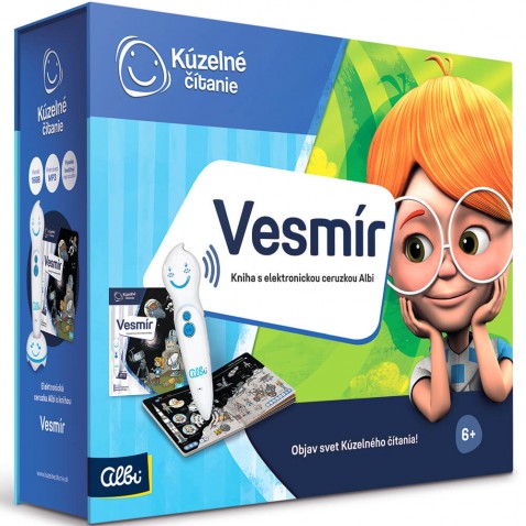 Albi Kúzelné čítanie ceruzka s knihou Vesmír