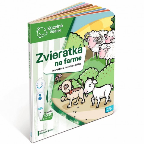 Albi Kúzelné čítanie Kniha Zvieratká na farme