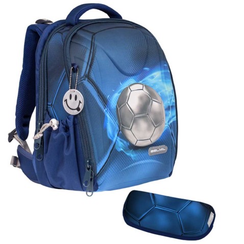 Batoh do školy BELMIL Sturdy Football 4 + púzdro