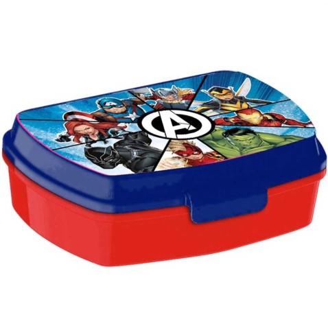 Desiatový box Avengers modrý