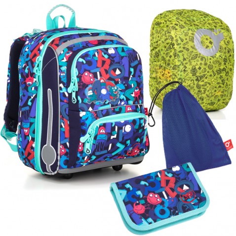 Školská aktovka Topgal BEBE 18003 B SET LARGE