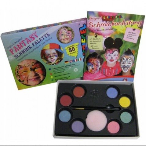 Make-up paleta s inštrukciami Fantázie