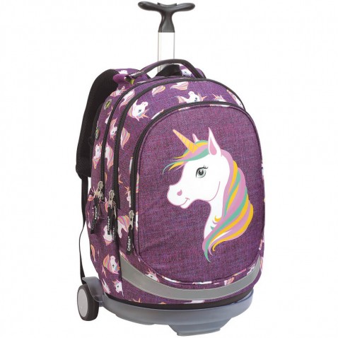 Školský batoh EXPLORE Unicorn na kolieskach