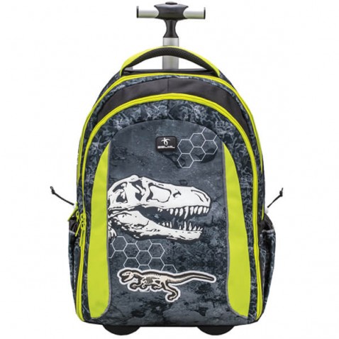 Školský batoh Belmil 338-45 T-rex na kolieskach