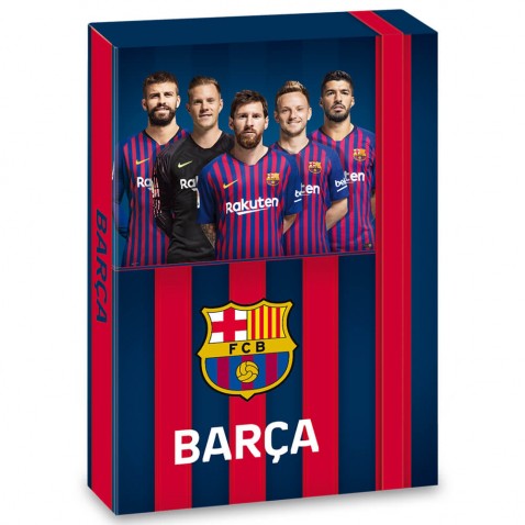 Box na zošity FC Barcelona hráči A4