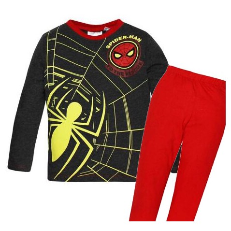 Pyžamo Spiderman DR svietiace červené