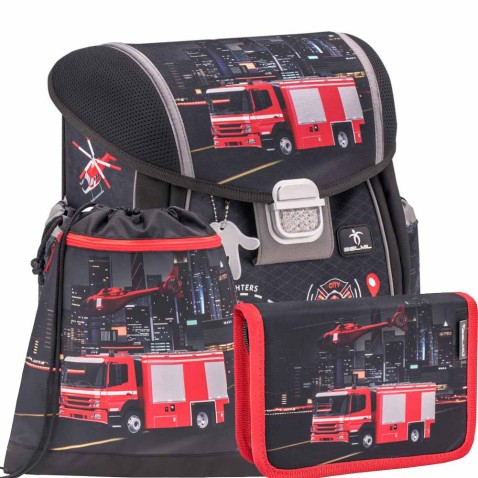 Školský batoh BELMIL 403-13 Firetruck 2 - SET