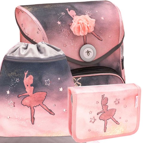 Školský batoh BELMIL 405-41 Ballerina Black - SET