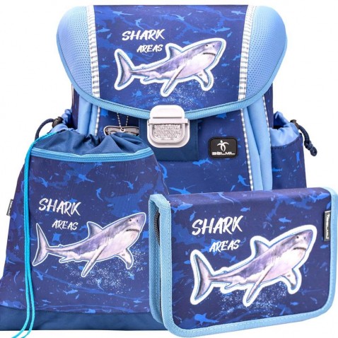 Školský batoh BELMIL 403-13 Shark - SET