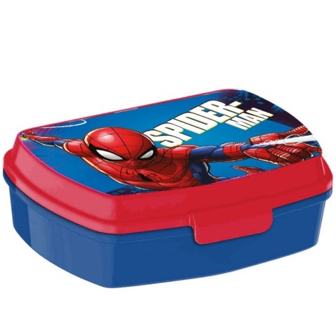Desiatový box Spiderman červeno-modrý