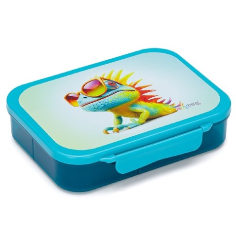 Desiatový box s priehradkou Oxybag Chameleon