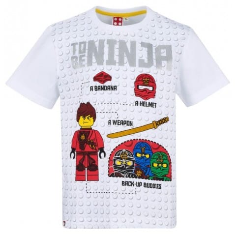 Tričko Lego Ninjago KR biele