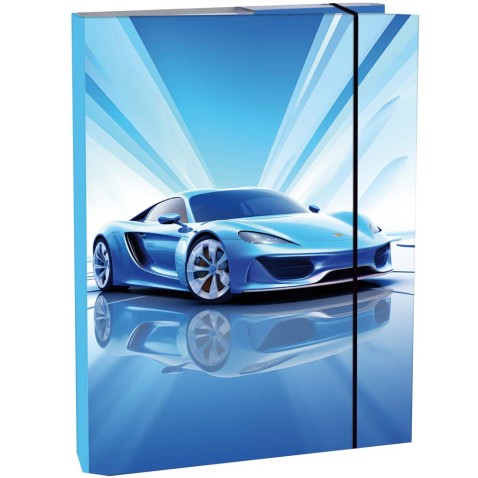 Dosky na zošity A4 Blue car
