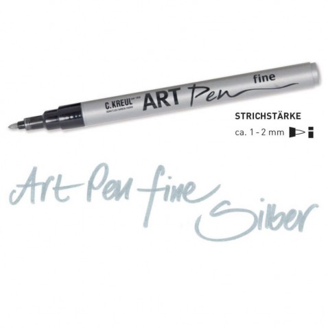 Fix KREUL ARTPen jemný 1 - 2 mm strieborný