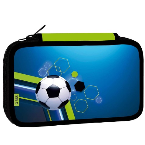 Školský peračník trojposchodový Stil Football