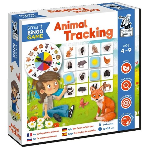 Captain Smart - Inteligentné bingo - po stopách zvierat