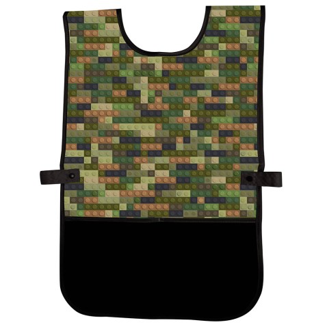 Detská zástera na výtvarnú výchovu pončo Cubes