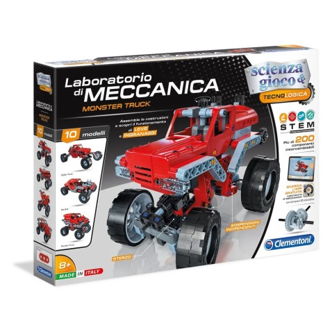 Mechanické laboratórium – Monster truck – 10 modelov – 200 dielikov