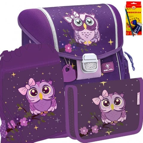 Školský batoh BELMIL 403-13 Owl - SET
