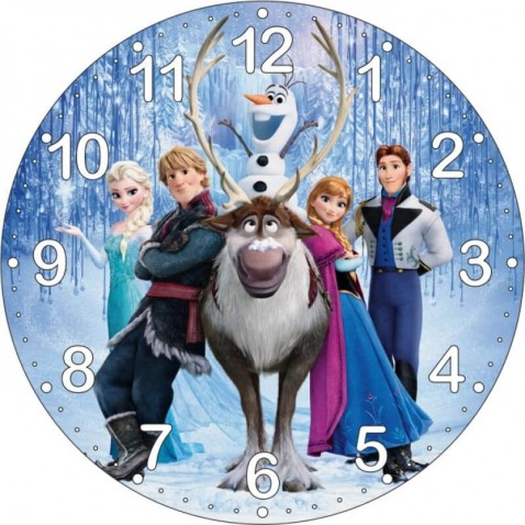 Detské hodiny Frozen Family