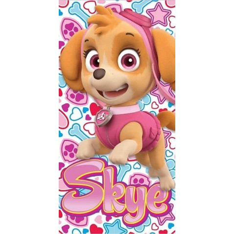 Plážová osuška Paw Patrol Skye