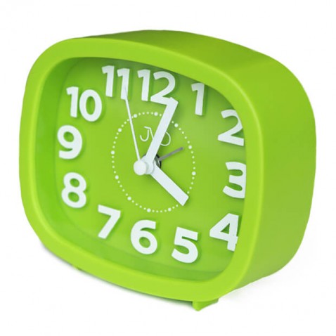 Budík Quartz JVD Zelený