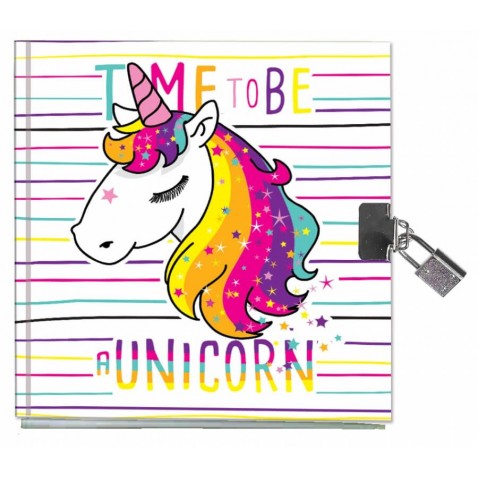 Denník so zámkom Unicorn