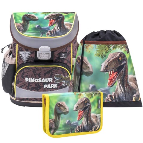 Školská taška pre prváka Belmil MiniFit 405-33 Dinosaur Park SET