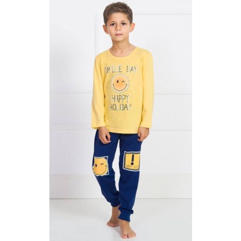 Detské pyžamo Smile žlté